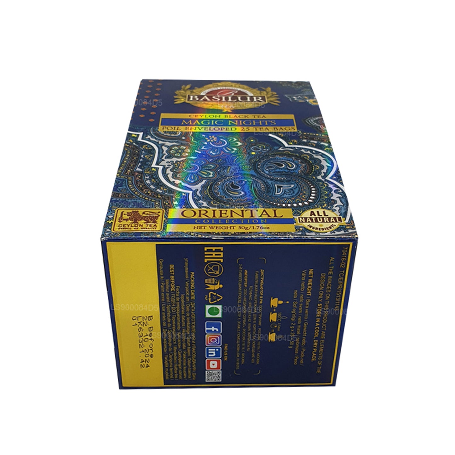 Basilur Oriental „Magic Nights” (50 g) 25 theezakjes