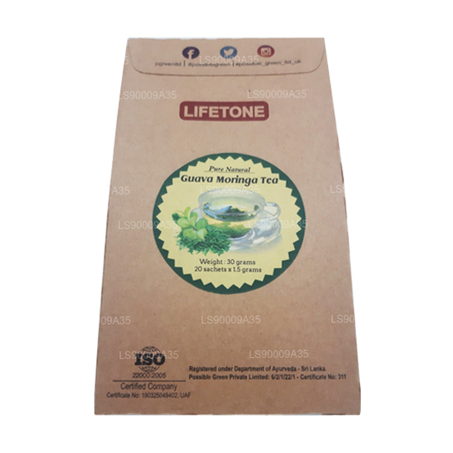 Lifetone Guava Moringa-thee (30 g)