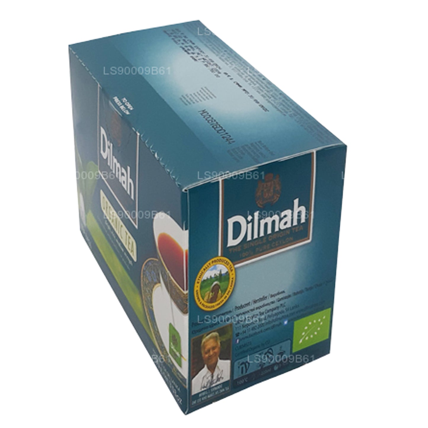 Dilmah biologische thee (100 g) 50 theezakjes