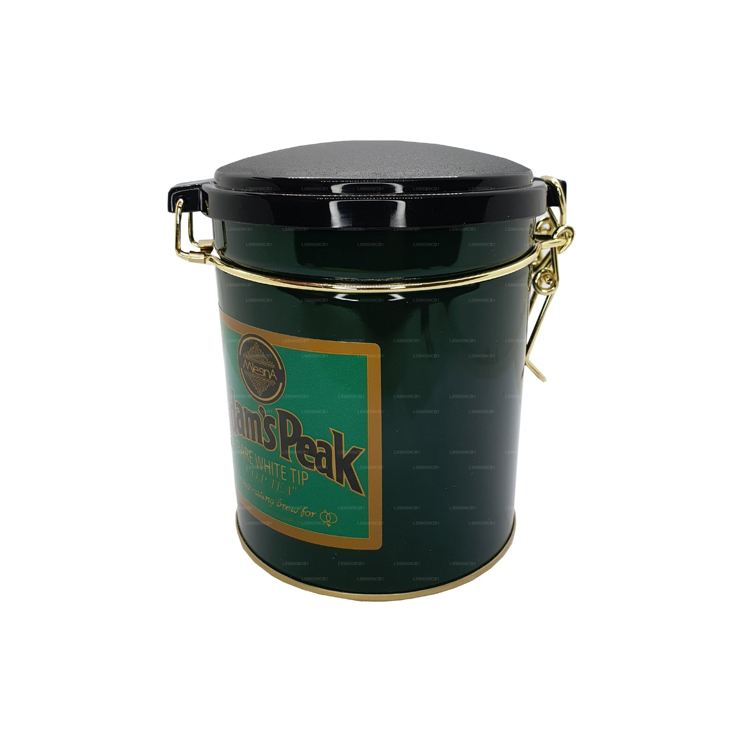 Mlesna Tea Adam's Peak zeldzame FOP-bladthee met witte punt in metalen caddy (100 g)