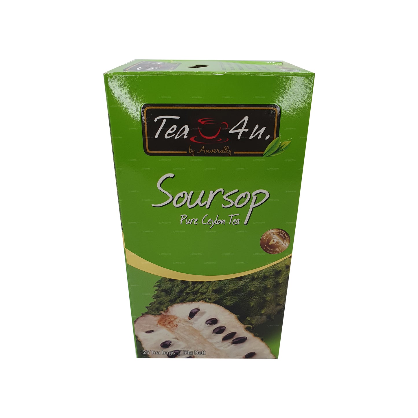 Tea4U zwarte thee met zuurzak (50 g) 25 theezakjes