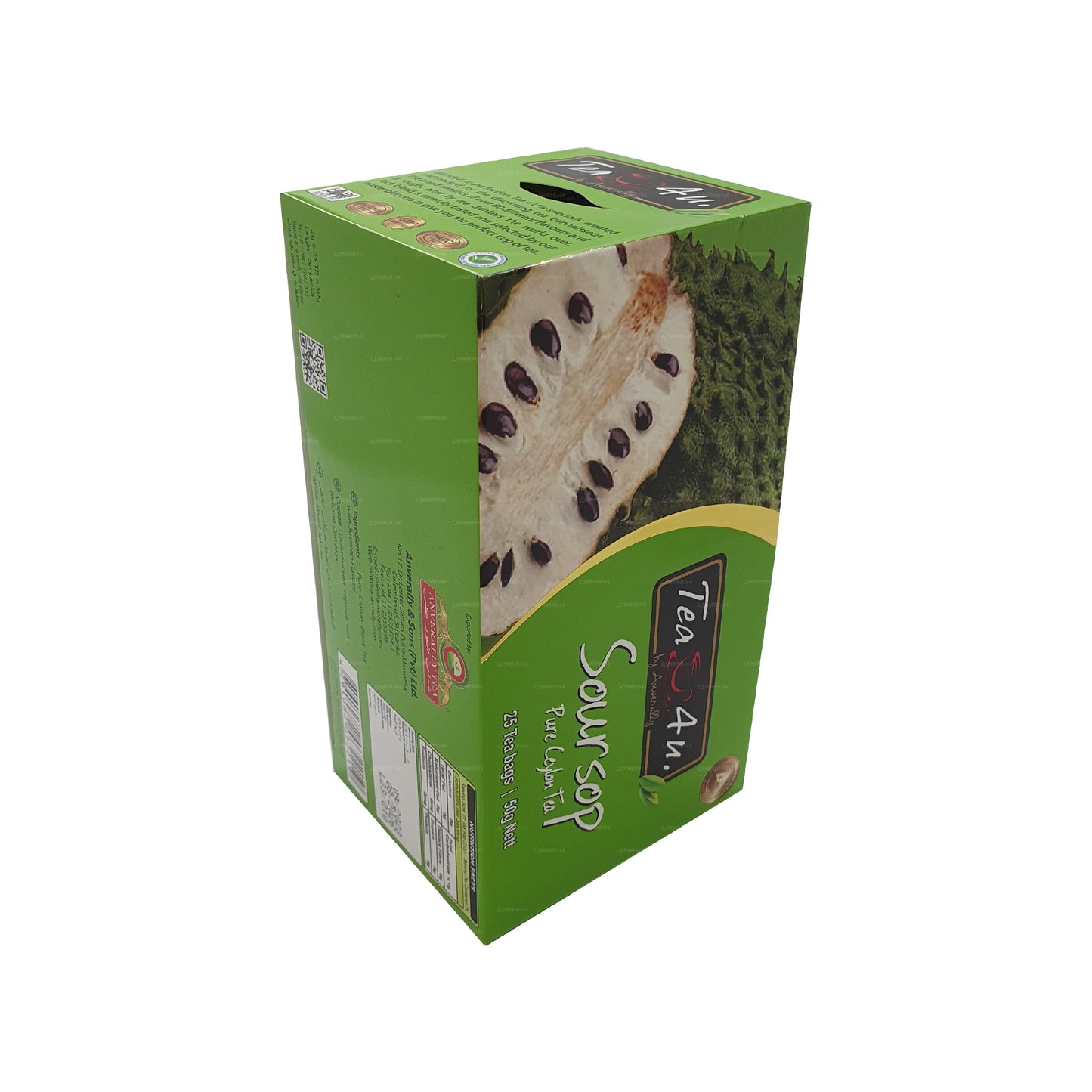 Tea4U zwarte thee met zuurzak (50 g) 25 theezakjes