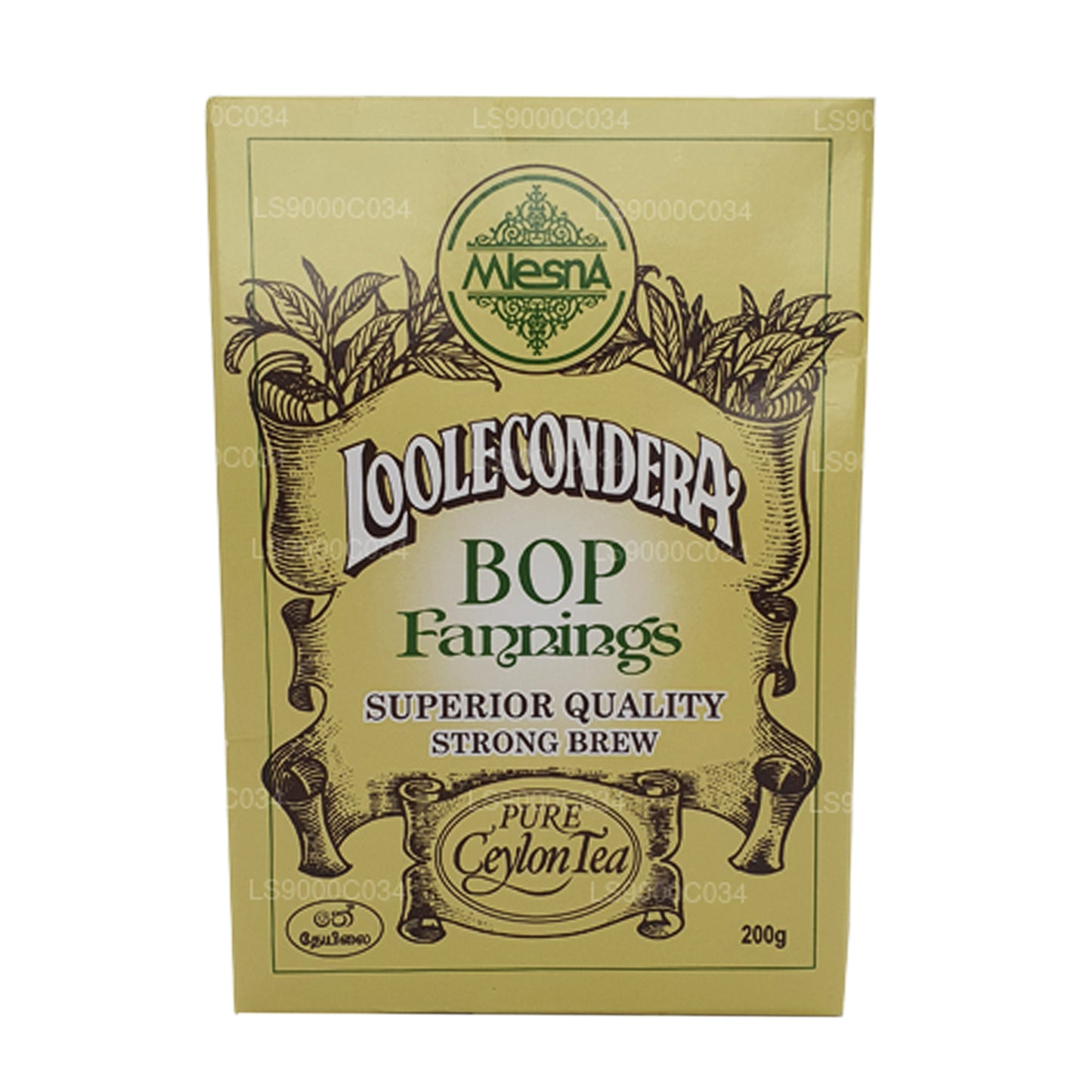 Mlesna Loolecondera BOP Fannings Strong Brew losse thee (200 g)
