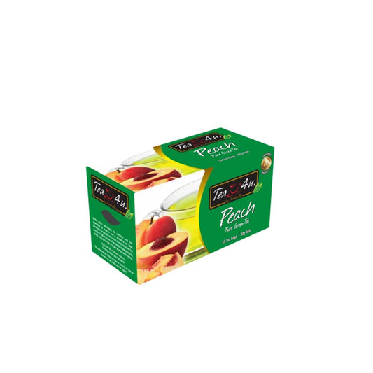 Tea4U groene perzikthee (50 g) 25 theezakjes