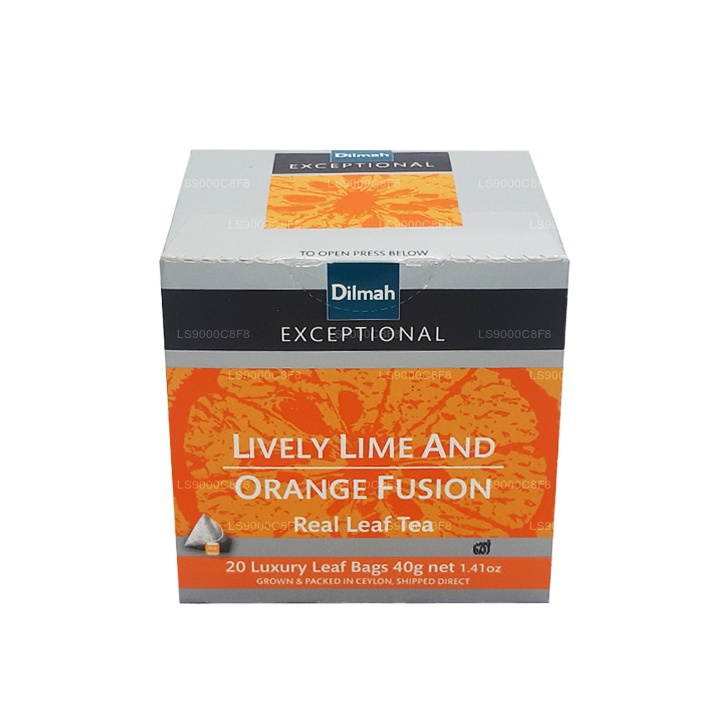 Dilmah Exceptional Lively Lime en Orange Fusion Real Leaf-thee (40 g) 20 theezakjes