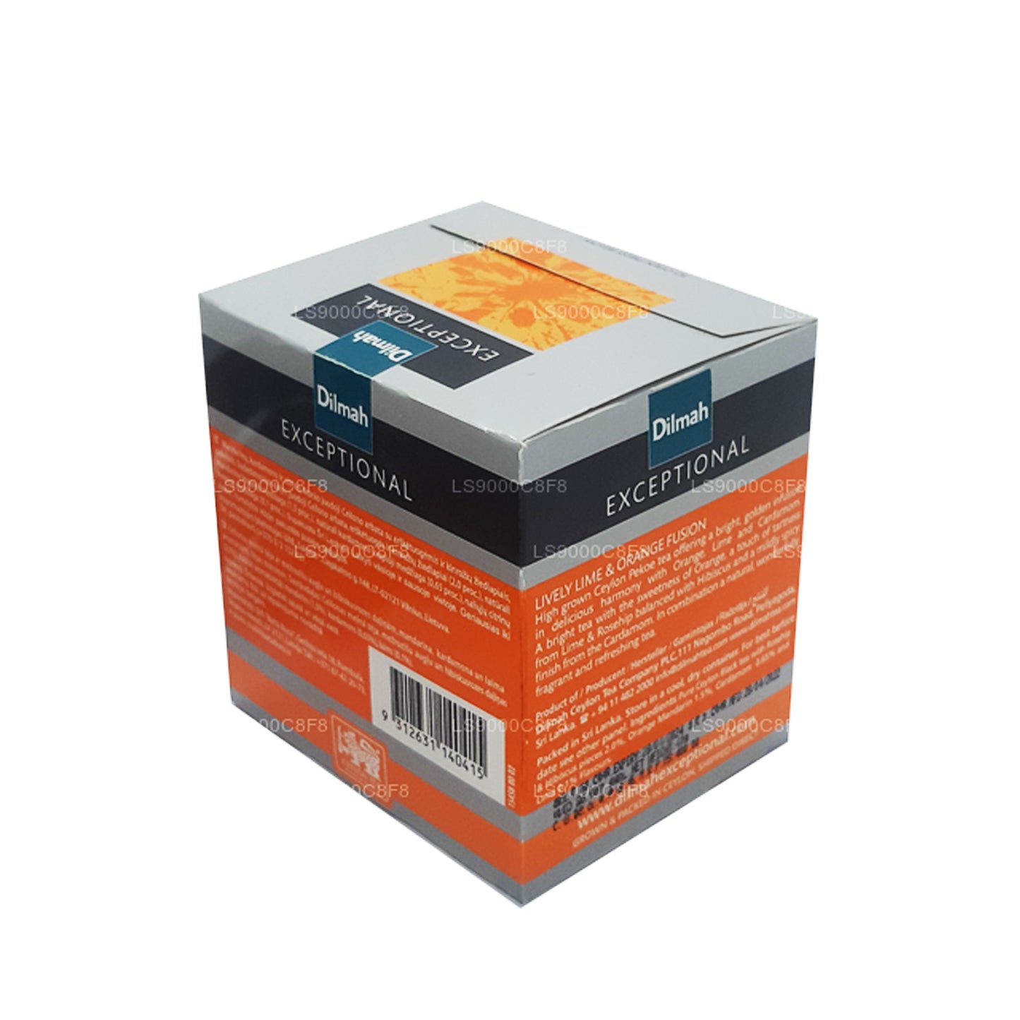 Dilmah Exceptional Lively Lime en Orange Fusion Real Leaf-thee (40 g) 20 theezakjes