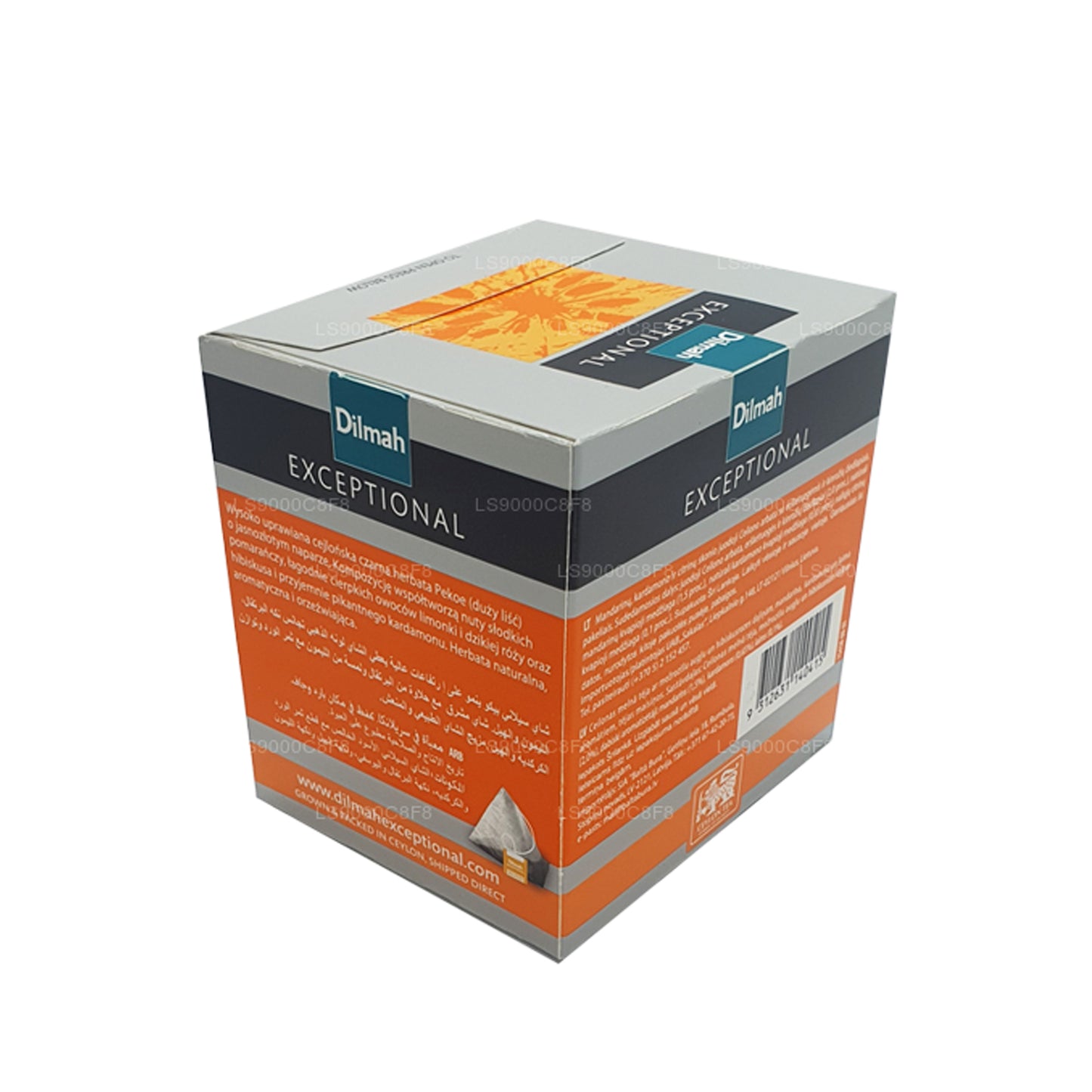 Dilmah Exceptional Lively Lime en Orange Fusion Real Leaf-thee (40 g) 20 theezakjes