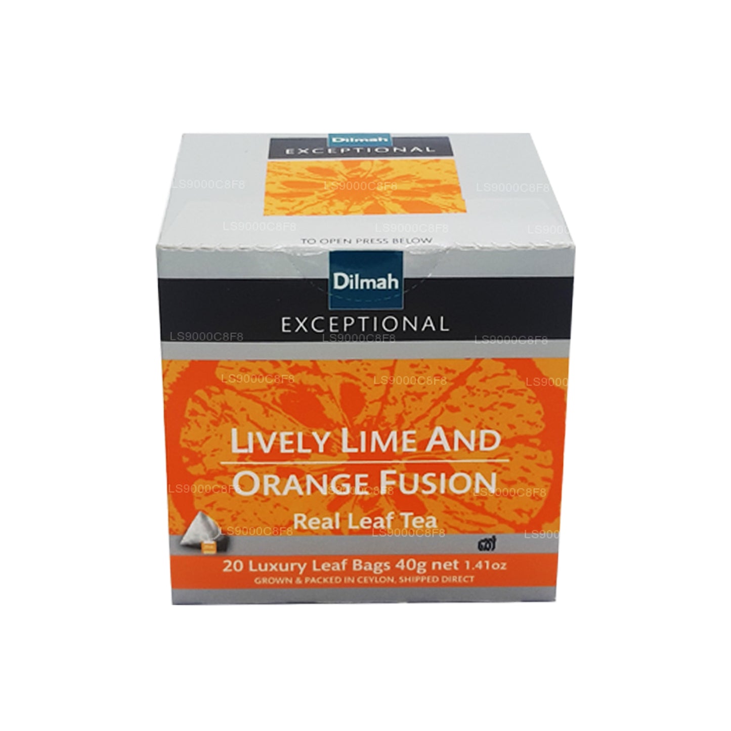 Dilmah Exceptional Lively Lime en Orange Fusion Real Leaf-thee (40 g) 20 theezakjes