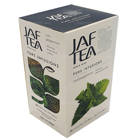 Jaf Tea Pure Infusions Collection Coole theezakjes met pepermuntfolie en omhulsel (30 g)
