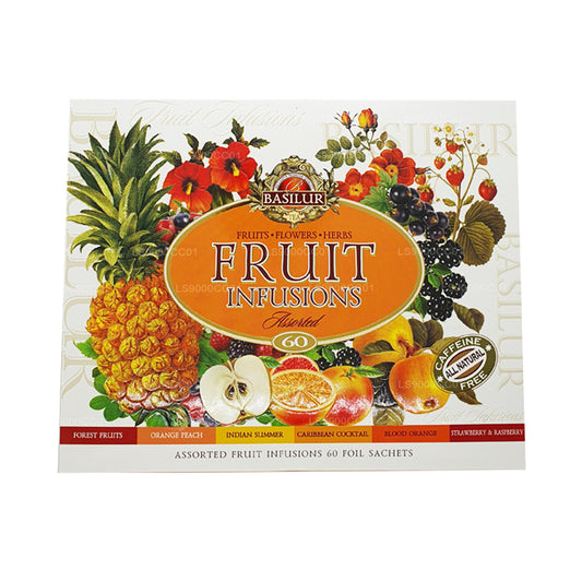 Basilur Ceylon-thee „Fruit Infusions” geassorteerd 60 theezakjes