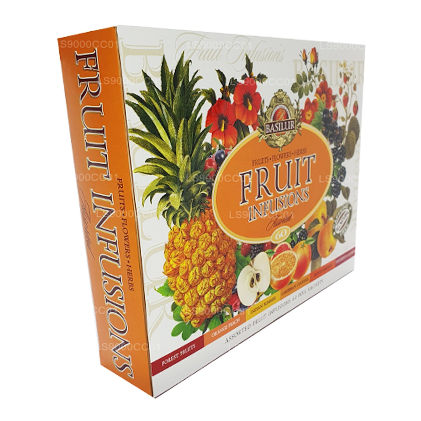 Basilur Ceylon-thee „Fruit Infusions” geassorteerd 60 theezakjes