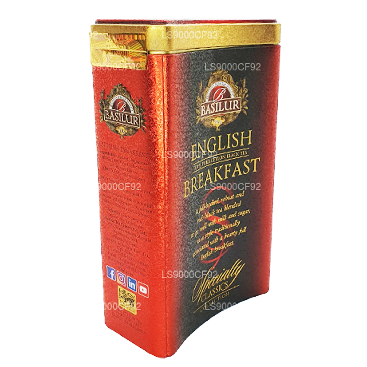 Basilur Specialty Classics Engels ontbijt (100 g)