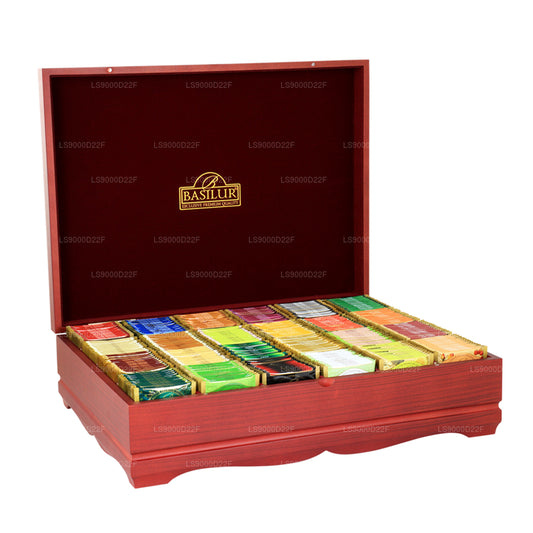 Basilur Executive Gifts Assorti 240 theezakjes houten presentatrice (450 g)