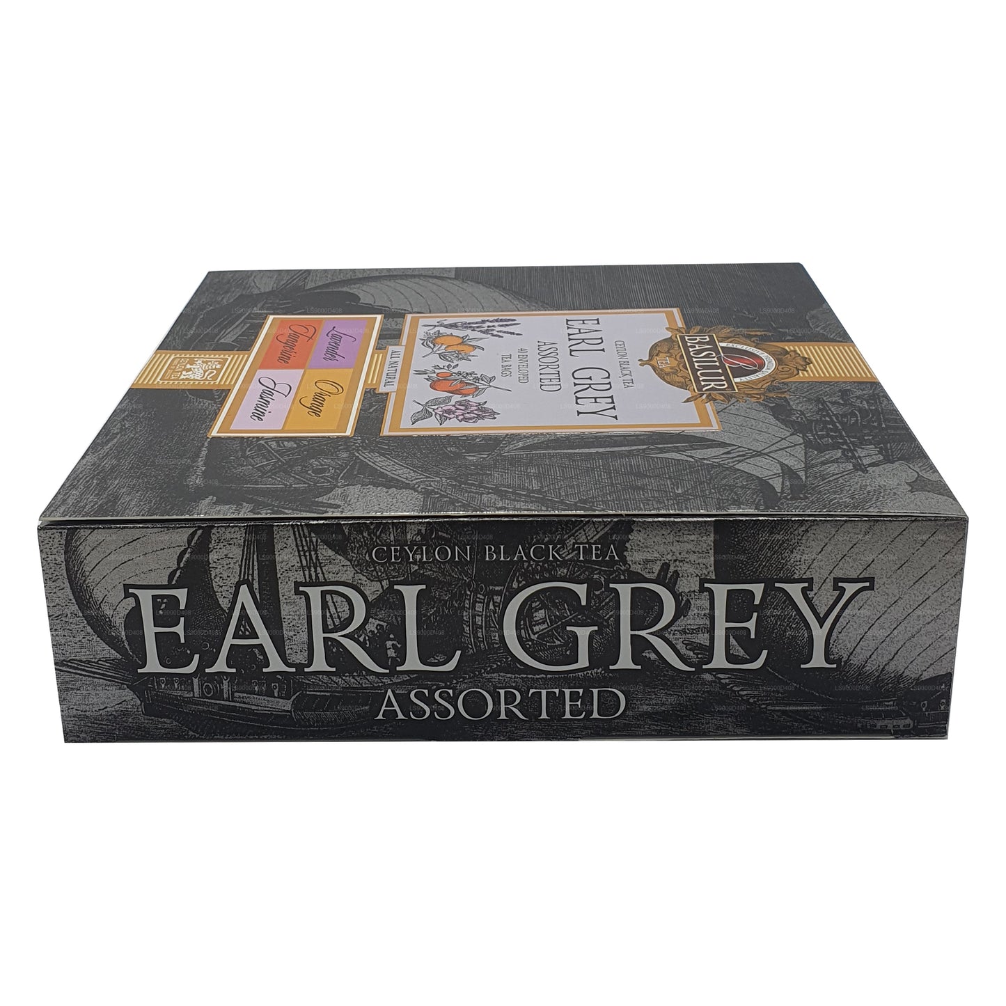 Basilur Earl Grey collectie, geassorteerd (80 g)