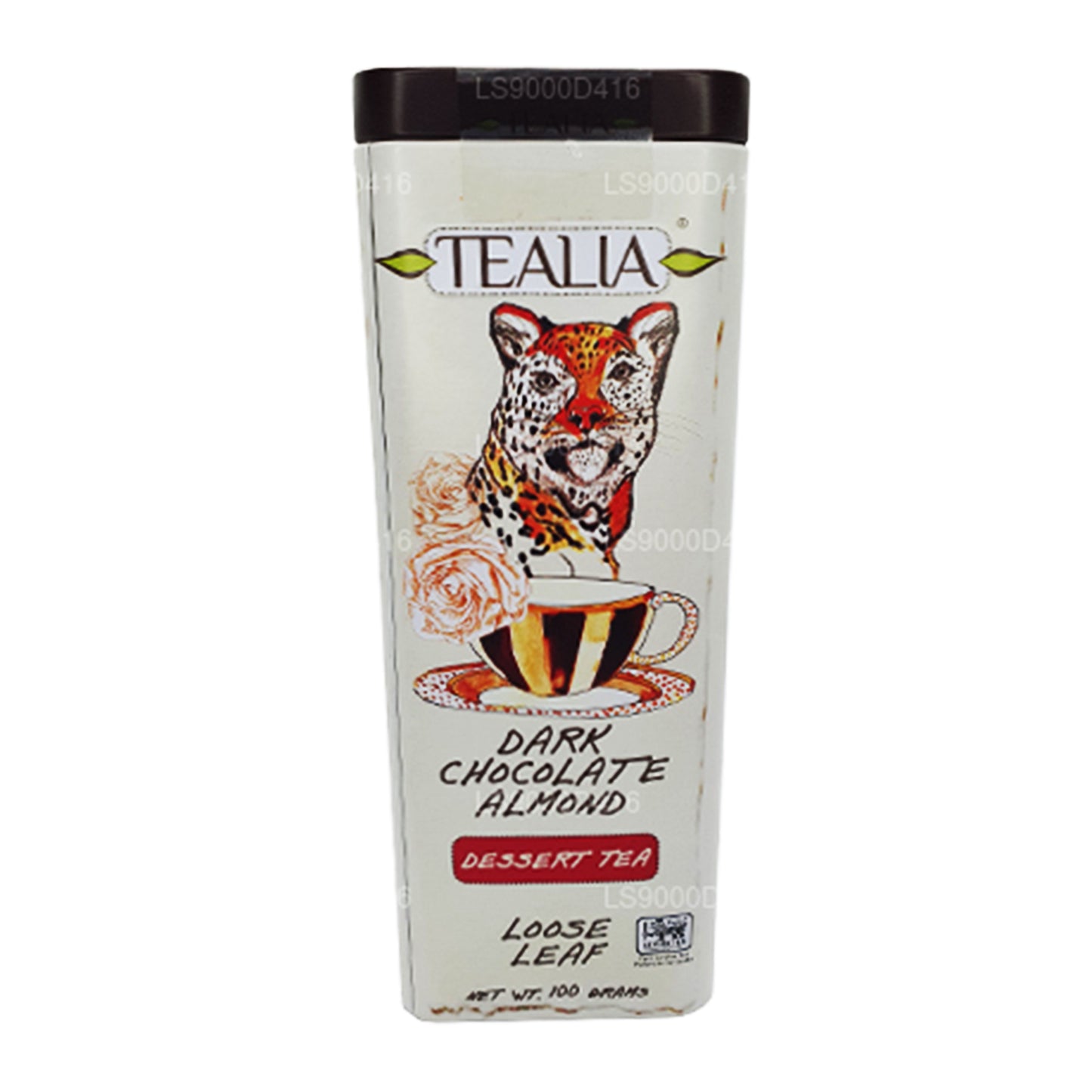 Tealia pure chocolade met amandelblaadjes (100 g)