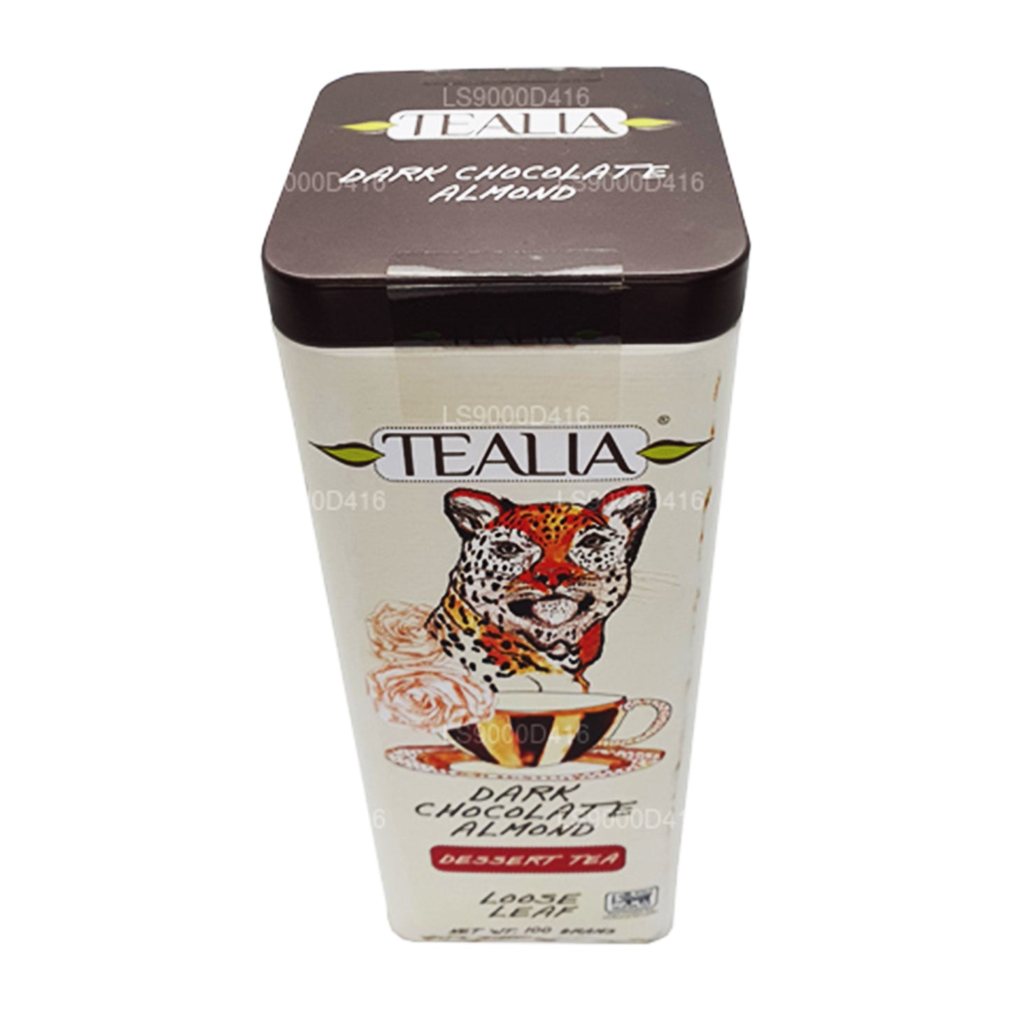 Tealia pure chocolade met amandelblaadjes (100 g)