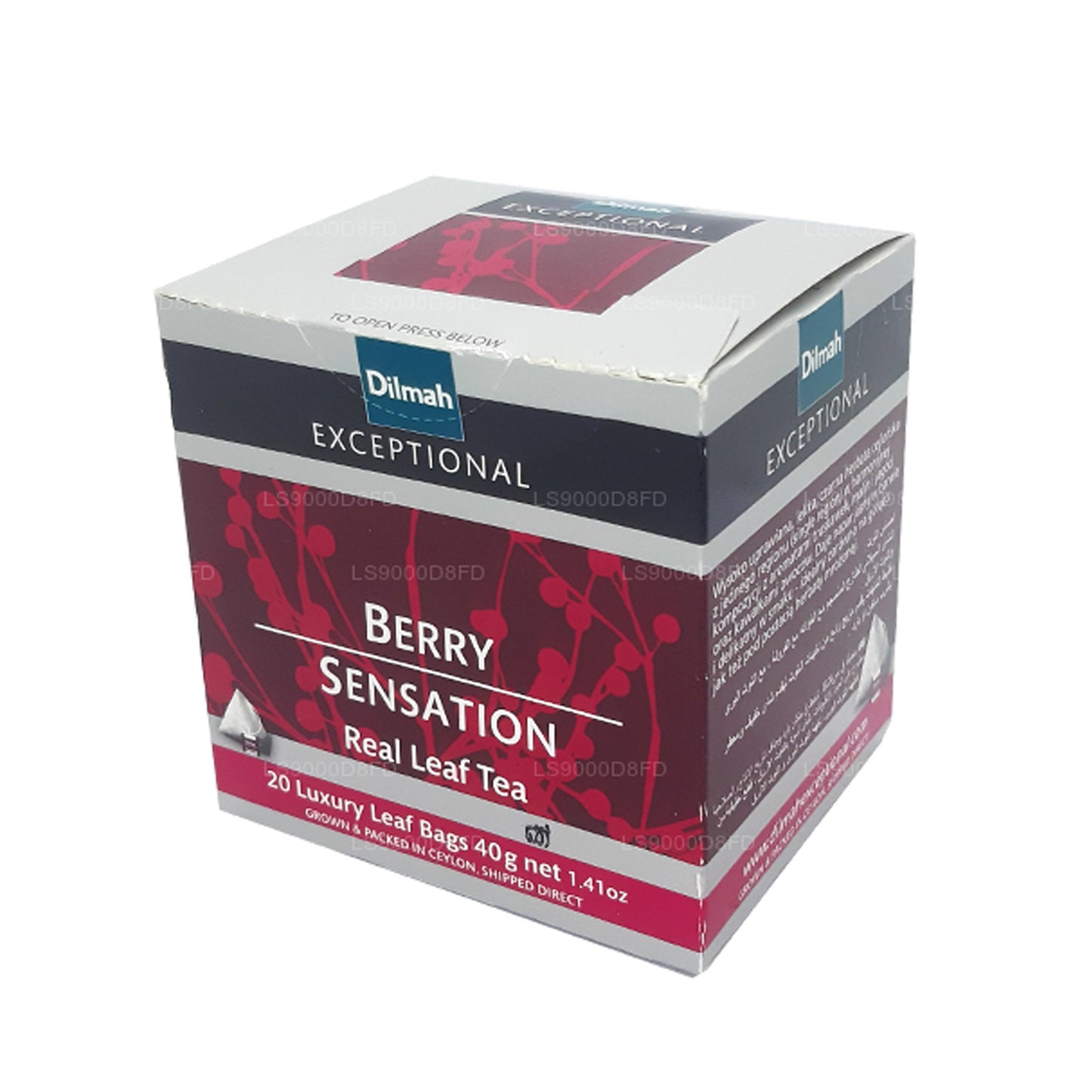 Dilmah Exceptional Berry Sensation Real Leaf-thee (40 g) 20 theezakjes