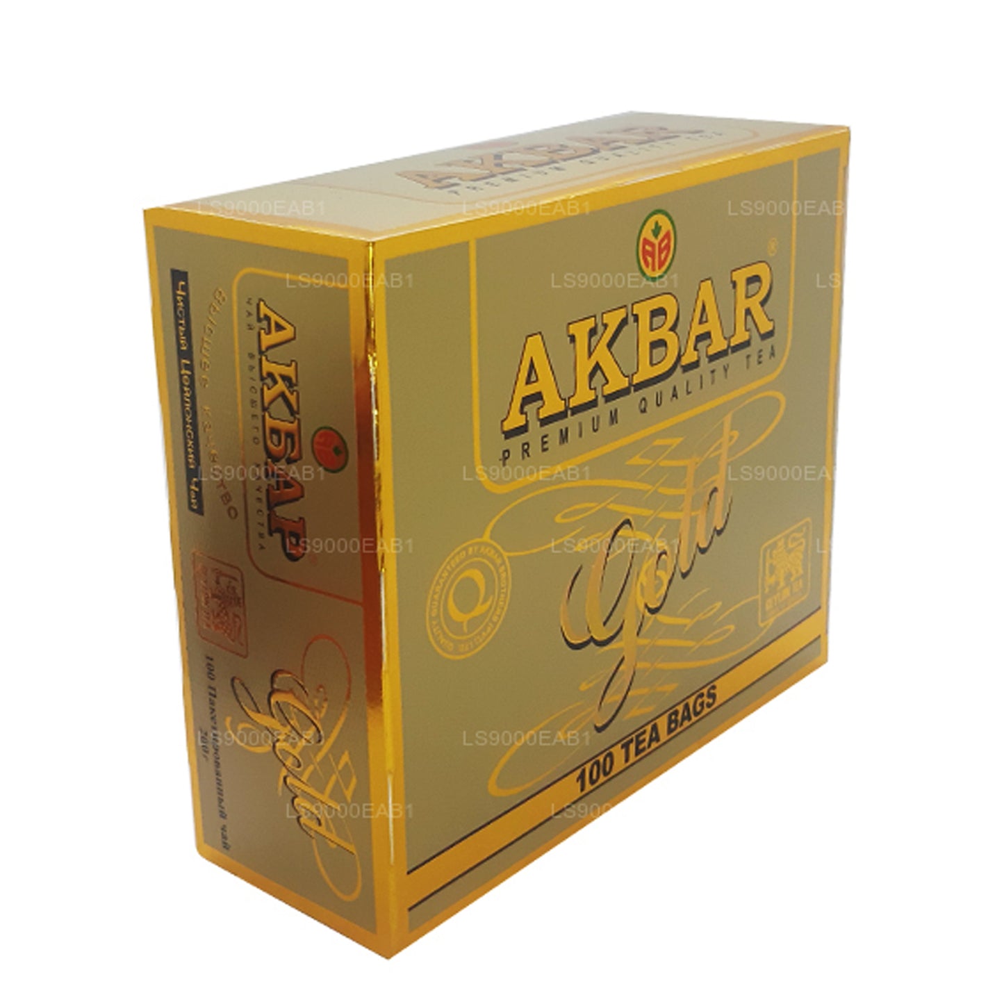 Akbar Gold Premium 100% pure Ceylon-thee (200 g) 100 theezakjes