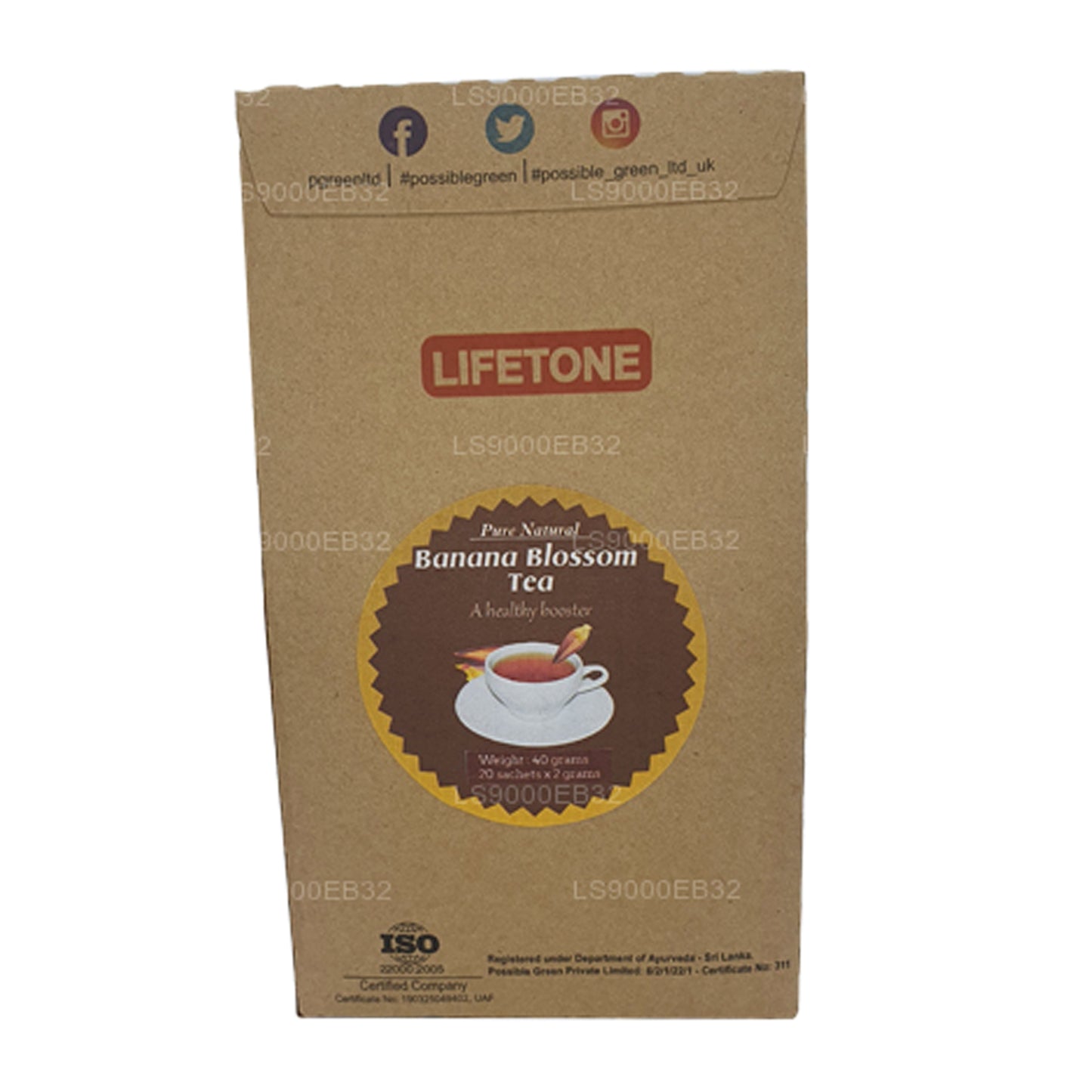 Lifetone Bananenbloesemthee (40 g)