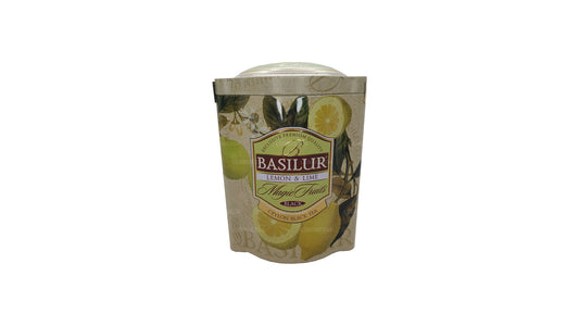 Basilur Magic Fruits Citroen en limoen (100 g) Tin Caddy