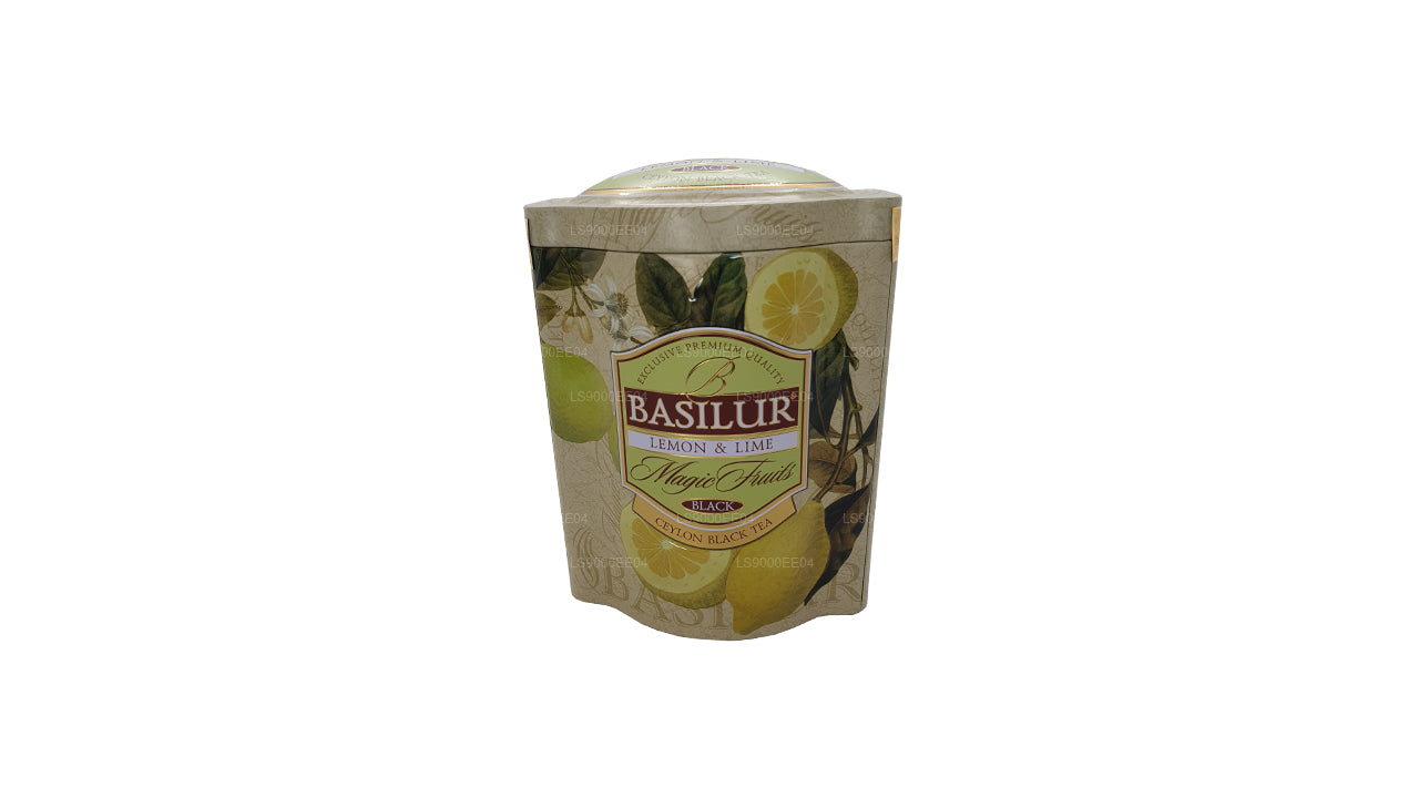 Basilur Magic Fruits Citroen en limoen (100 g) Tin Caddy