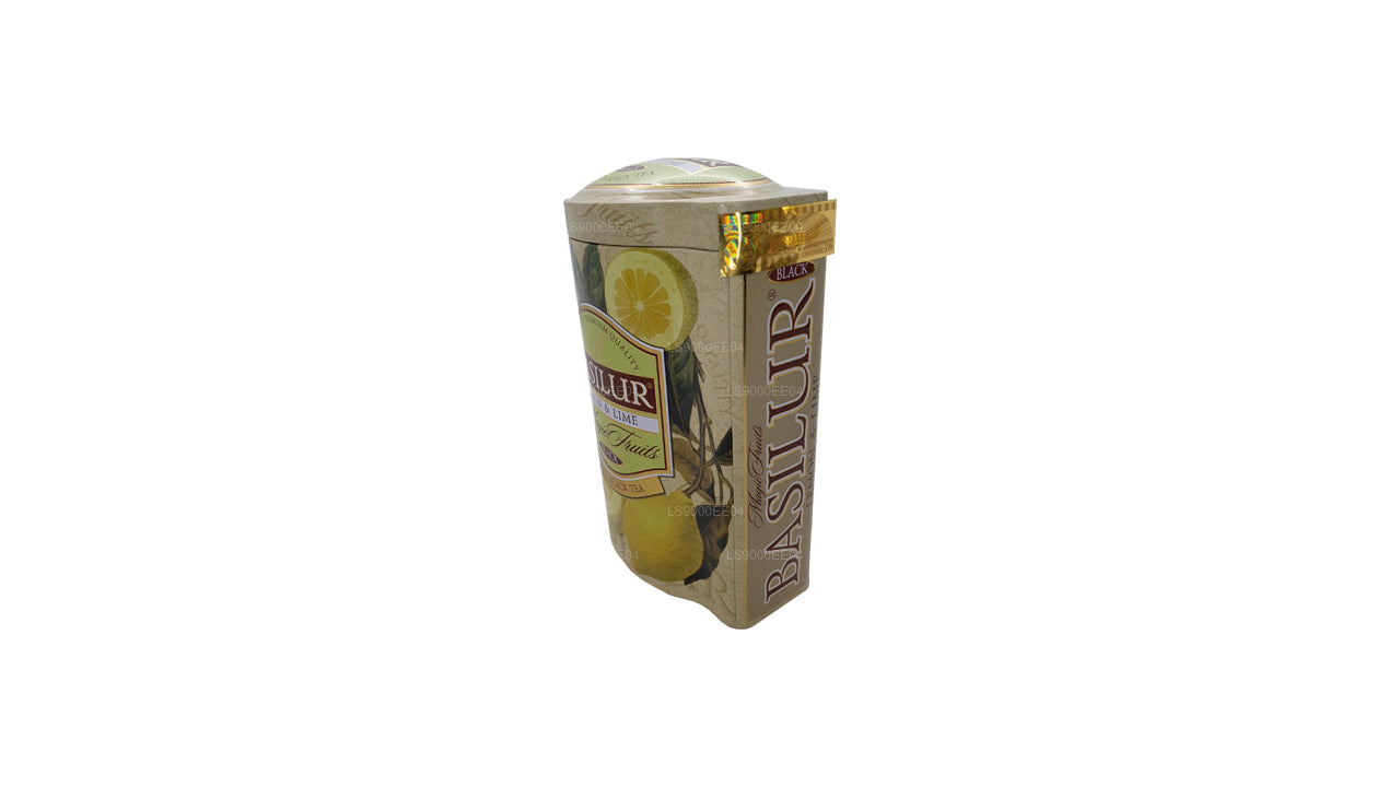 Basilur Magic Fruits Citroen en limoen (100 g) Tin Caddy