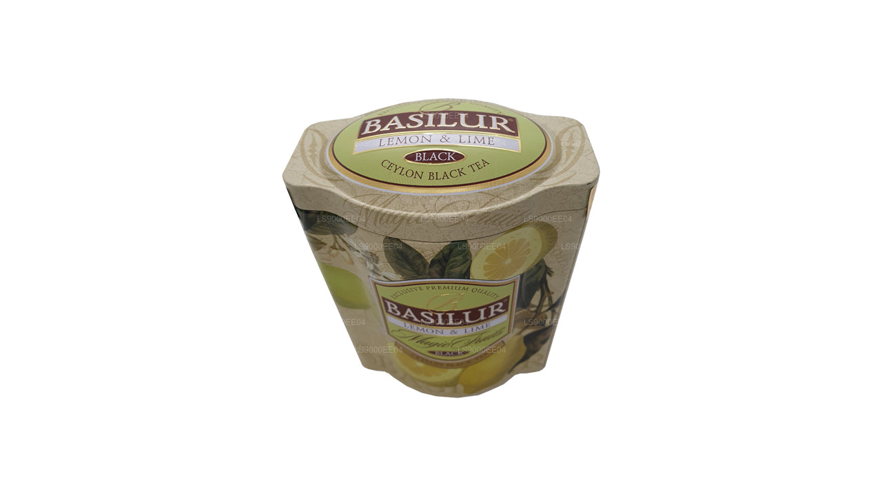 Basilur Magic Fruits Citroen en limoen (100 g) Tin Caddy