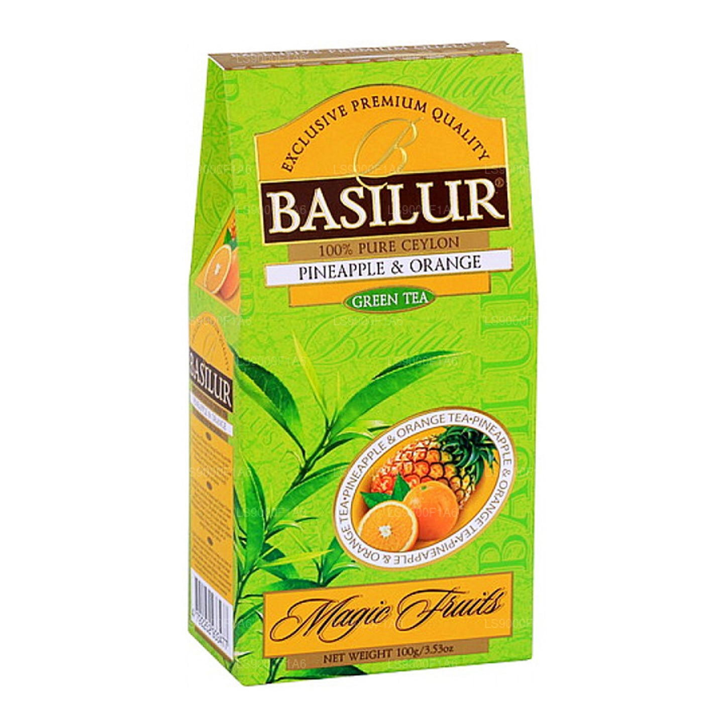 Basilur Magic groene ananas en sinaasappel (100 g)