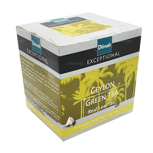 Dilmah Exceptional Ceylon groene thee (40 g) 20 theezakjes