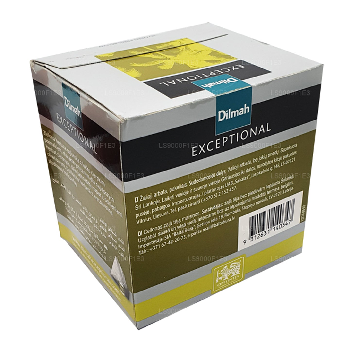 Dilmah Exceptional Ceylon groene thee (40 g) 20 theezakjes