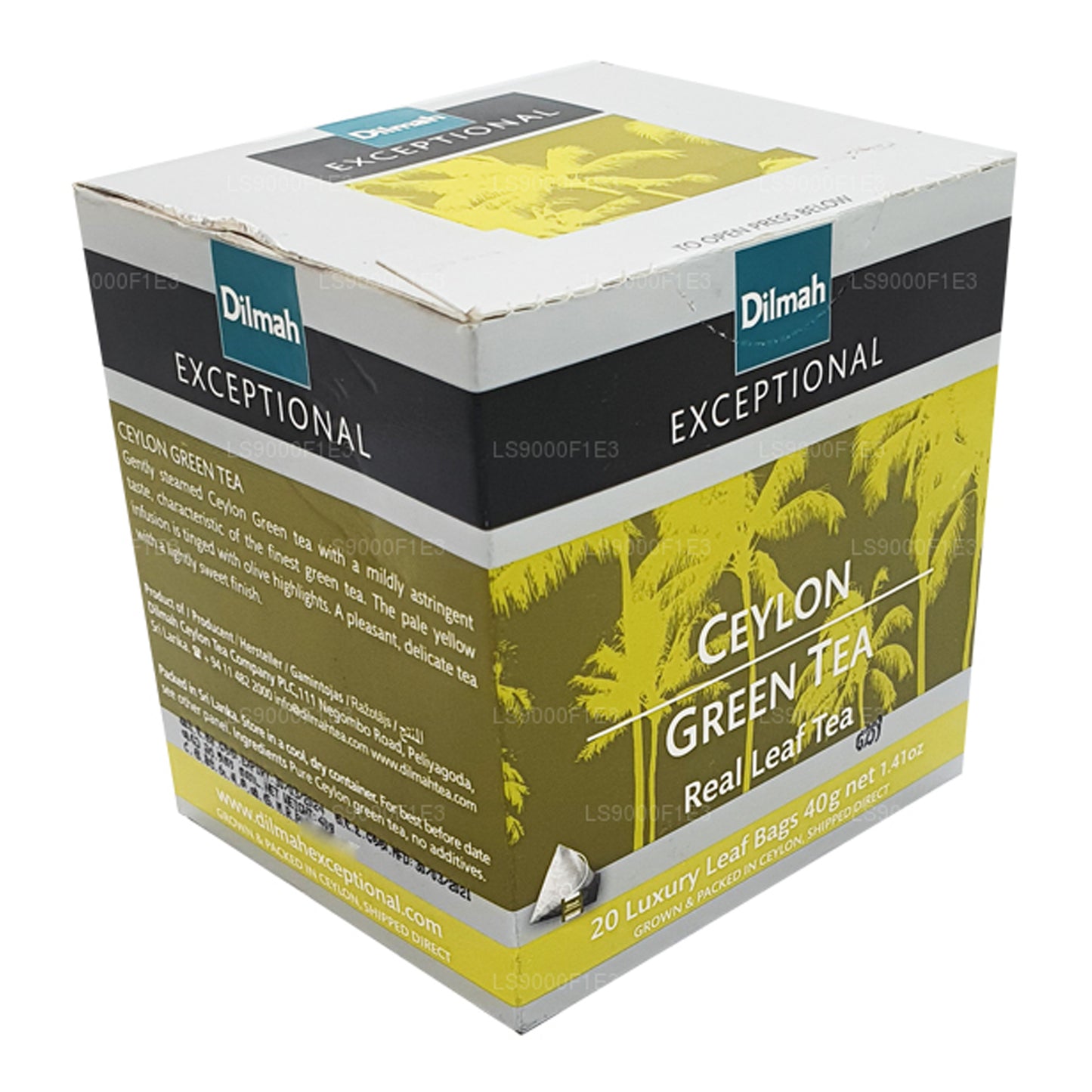 Dilmah Exceptional Ceylon groene thee (40 g) 20 theezakjes