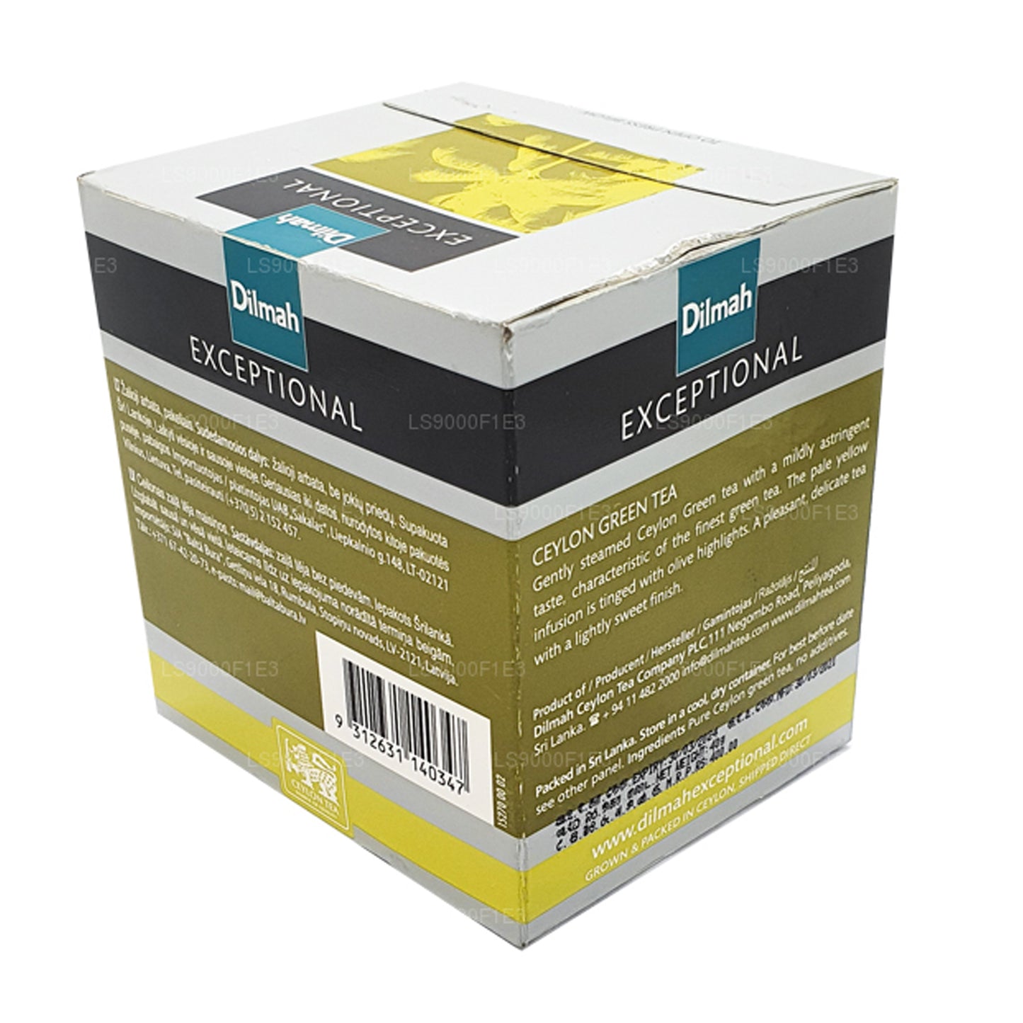 Dilmah Exceptional Ceylon groene thee (40 g) 20 theezakjes