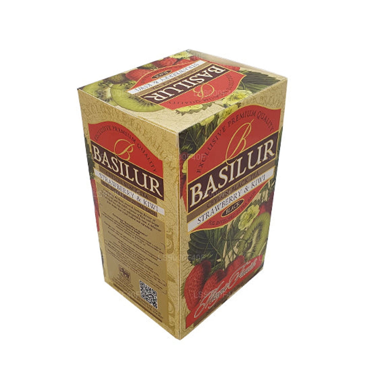 Basilur Aardbei en Kiwi (50 g) 20 theezakjes