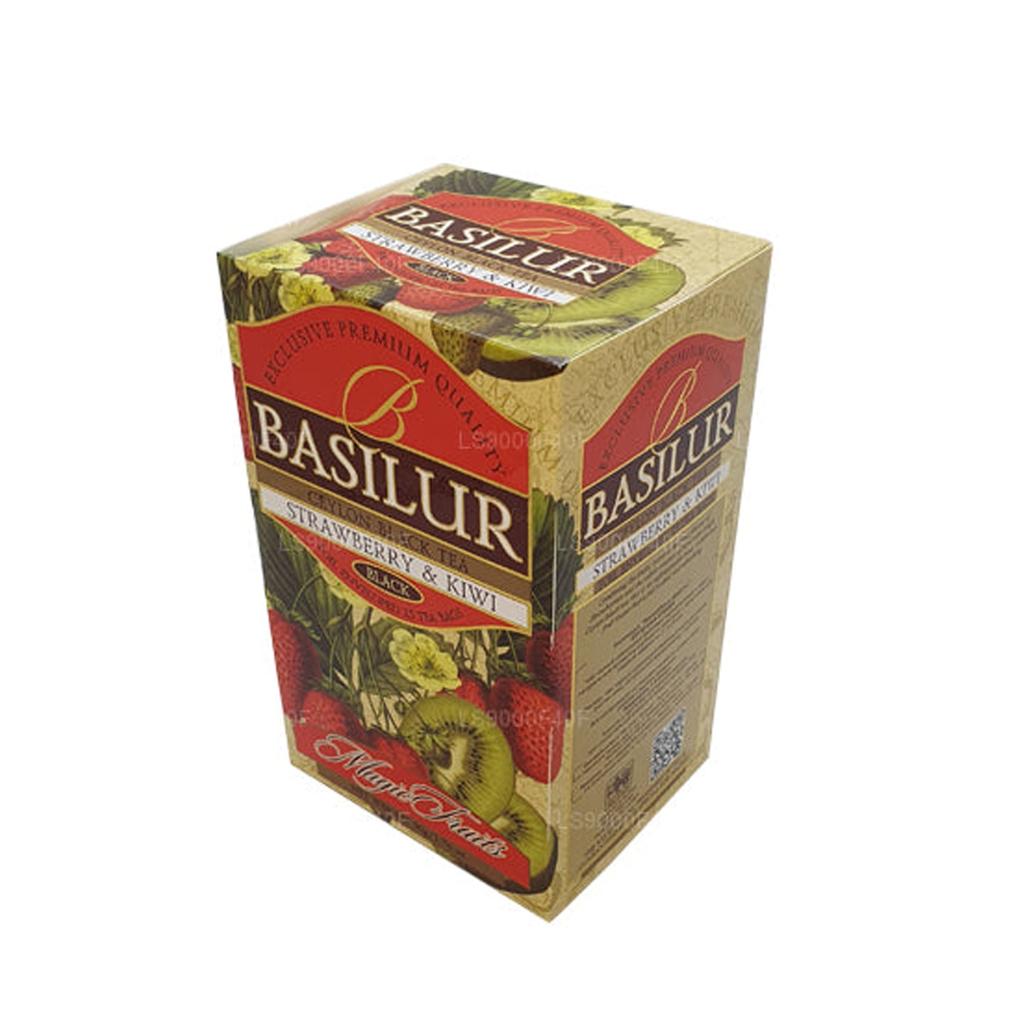 Basilur Aardbei en Kiwi (50 g) 20 theezakjes