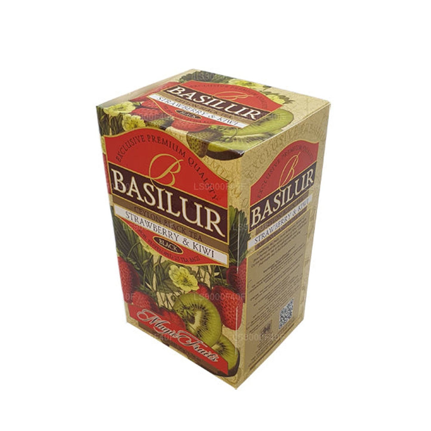 Basilur Aardbei en Kiwi (50 g) 20 theezakjes