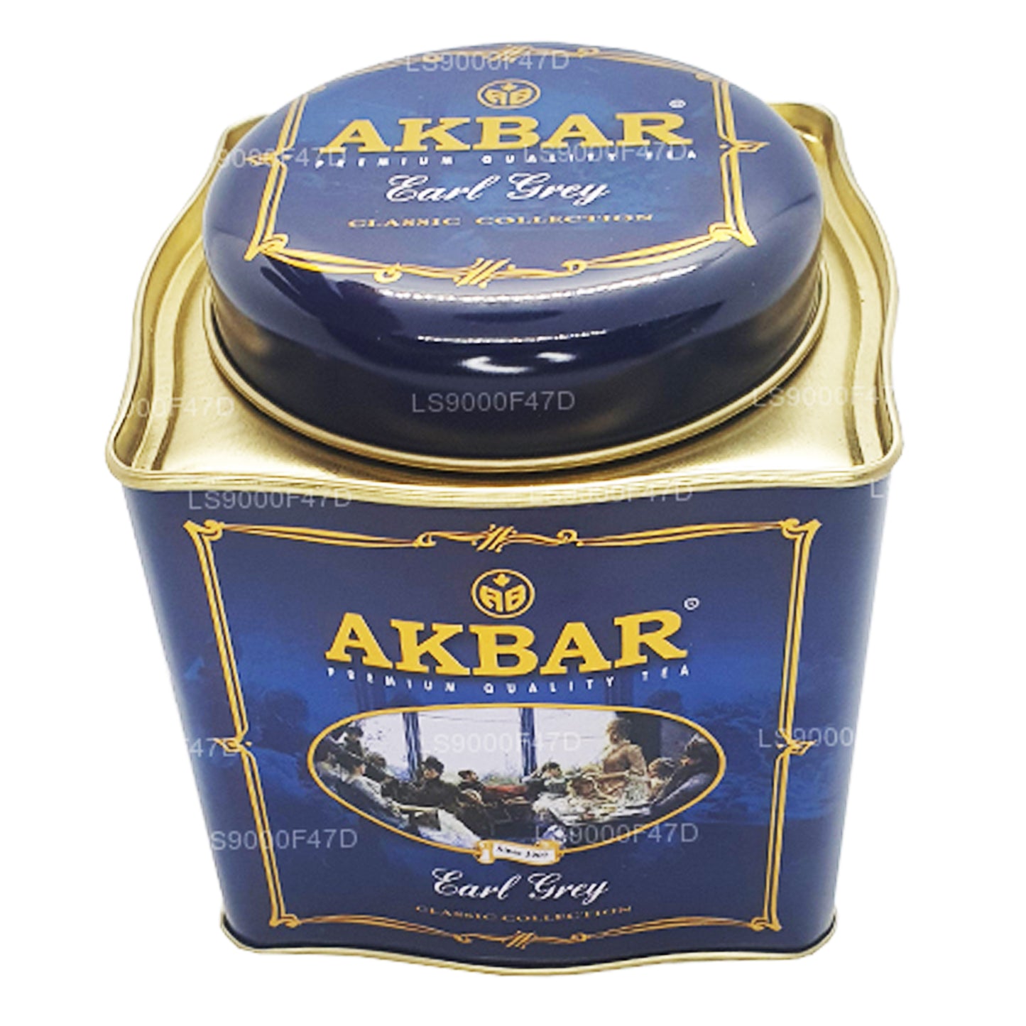 Akbar Classic Earl Grey Leaf thee (250 g) blikje