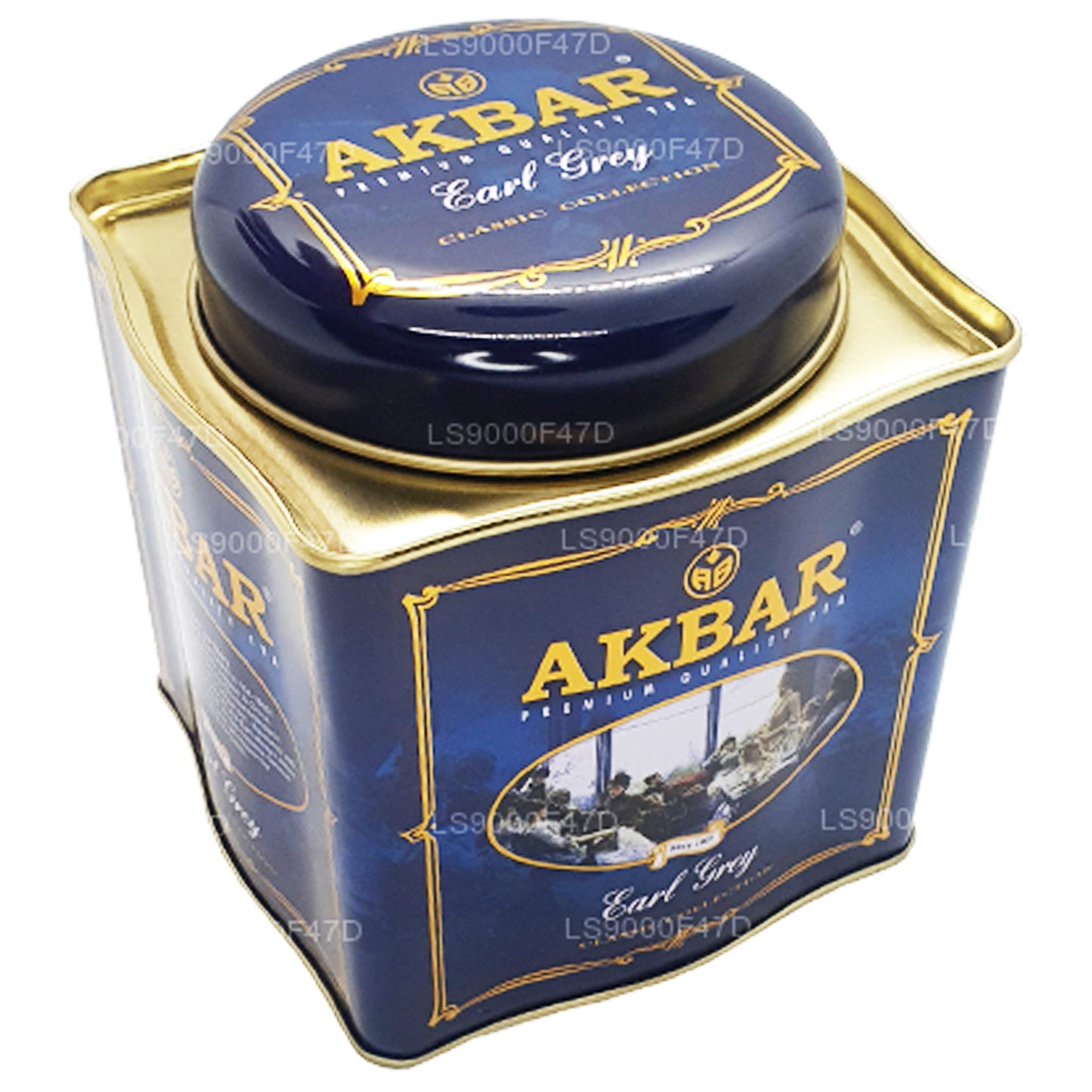 Akbar Classic Earl Grey Leaf thee (250 g) blikje