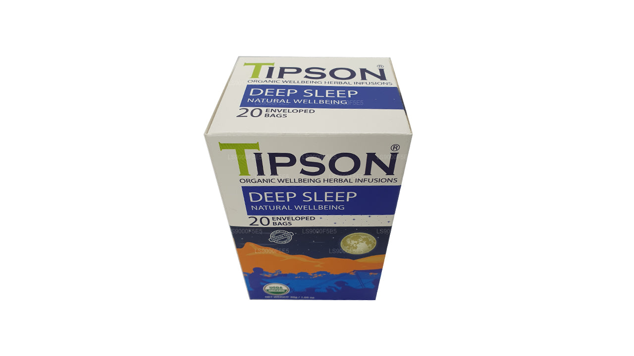 Tipson Organic Deep Sleep Natural Wellbeing 20 zakjes met envelop (30 g)