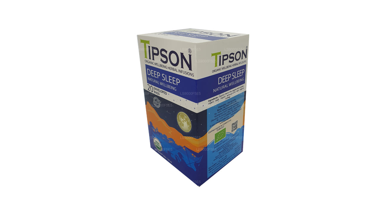 Tipson Organic Deep Sleep Natural Wellbeing 20 zakjes met envelop (30 g)