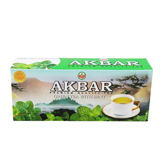 Akbar groene thee met munt (200 g) 100 theezakjes