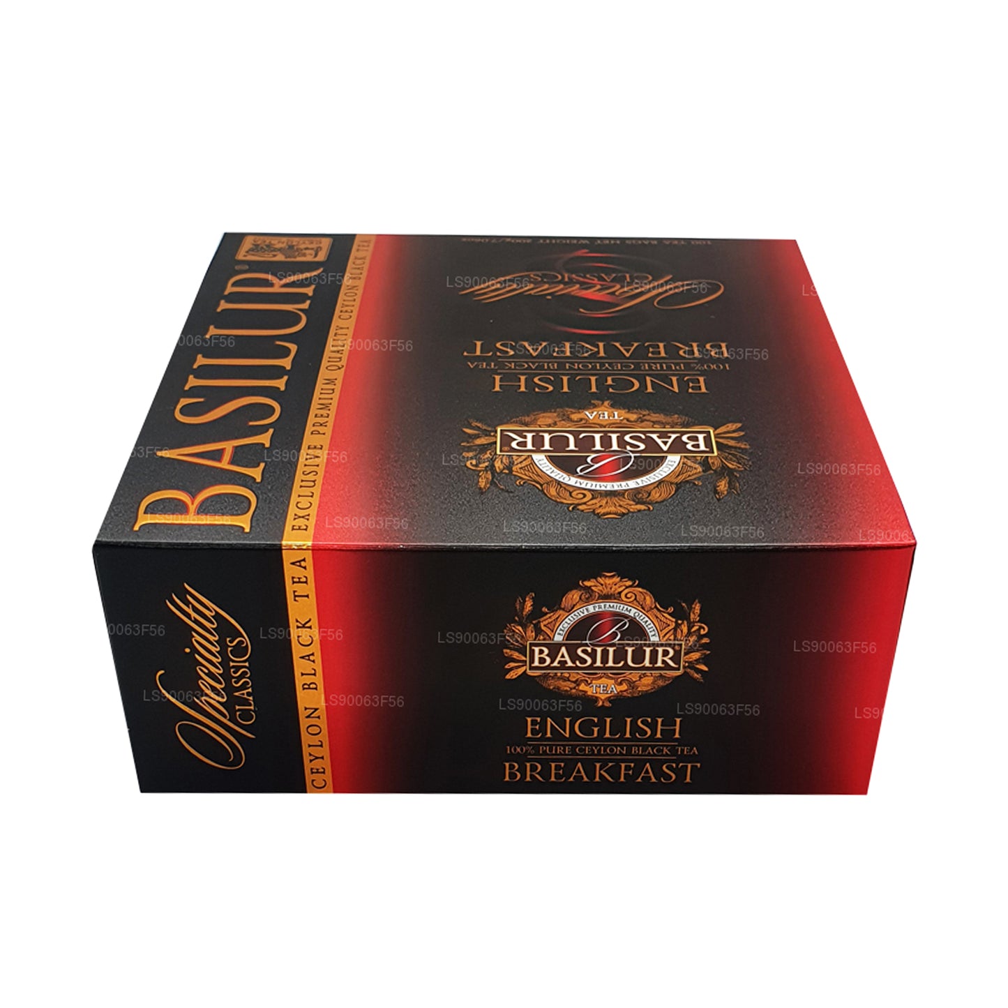 Basilur English Breakfast Pure Ceylon zwarte thee (200 g) 100 theezakjes