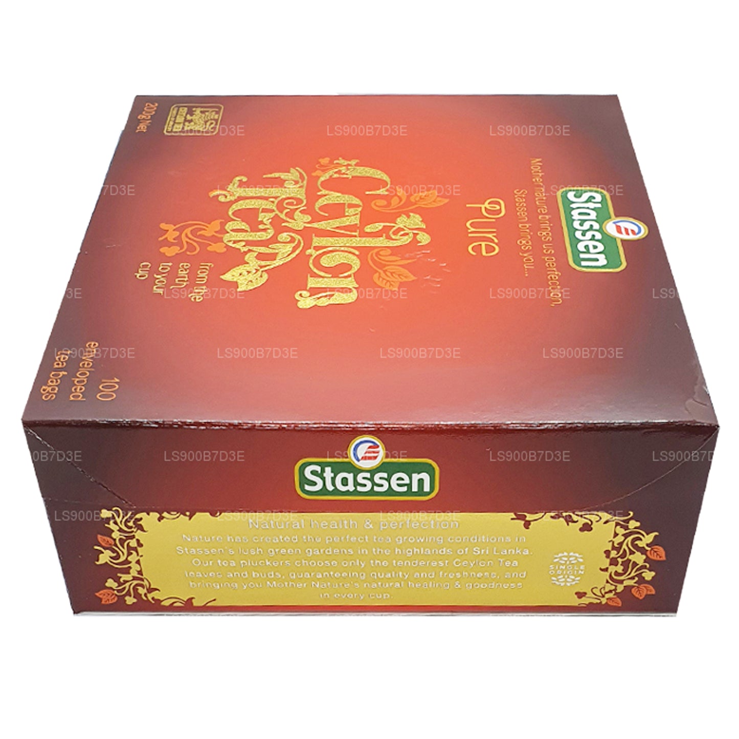 Stassen Pure Ceylon zwarte thee (200 g) 100 theezakjes