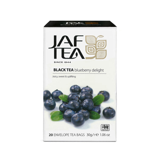 Jaf Tea Pure Fruits Collection Zwarte thee Blueberry Delight (30 g) 20 theezakjes