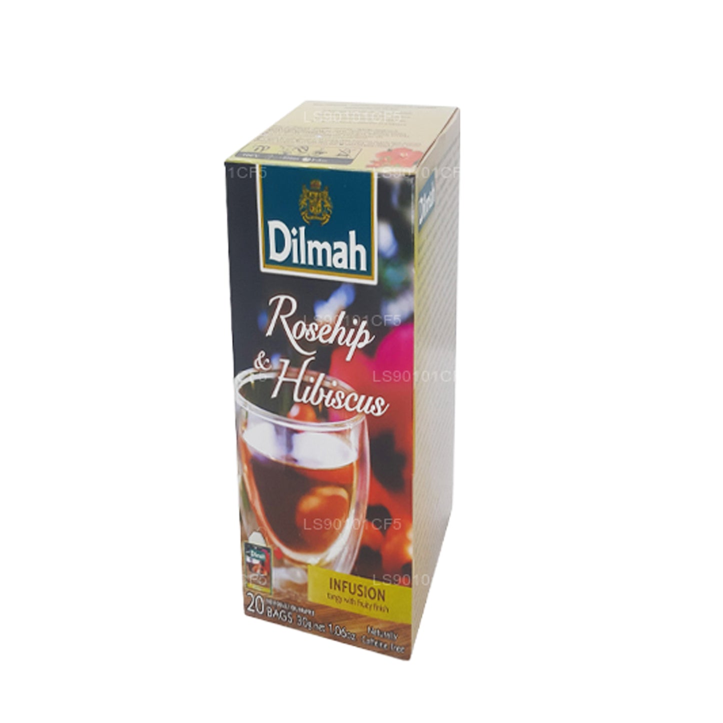 Zwarte thee met dilmah rozenbottel en hibiscus (30 g)