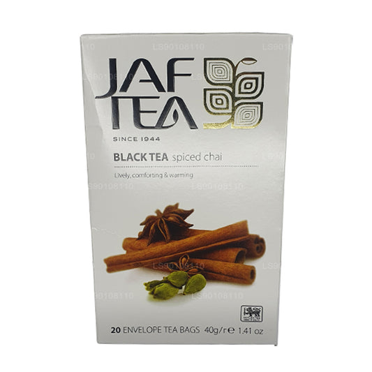 Jaf Tea Pure Spice Collection Black Tea Spiced Chai (40 g) 20 theezakjes