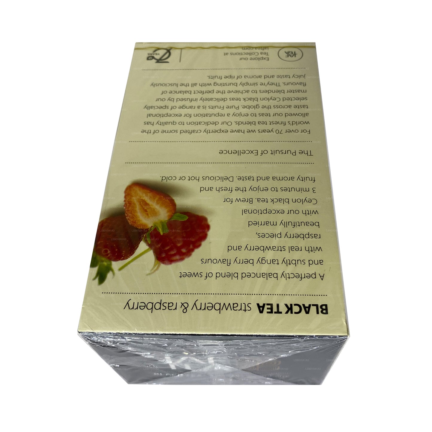 Jaf Tea Pure Fruits Collection zwarte thee aardbei en framboos (30 g) 20 theezakjes