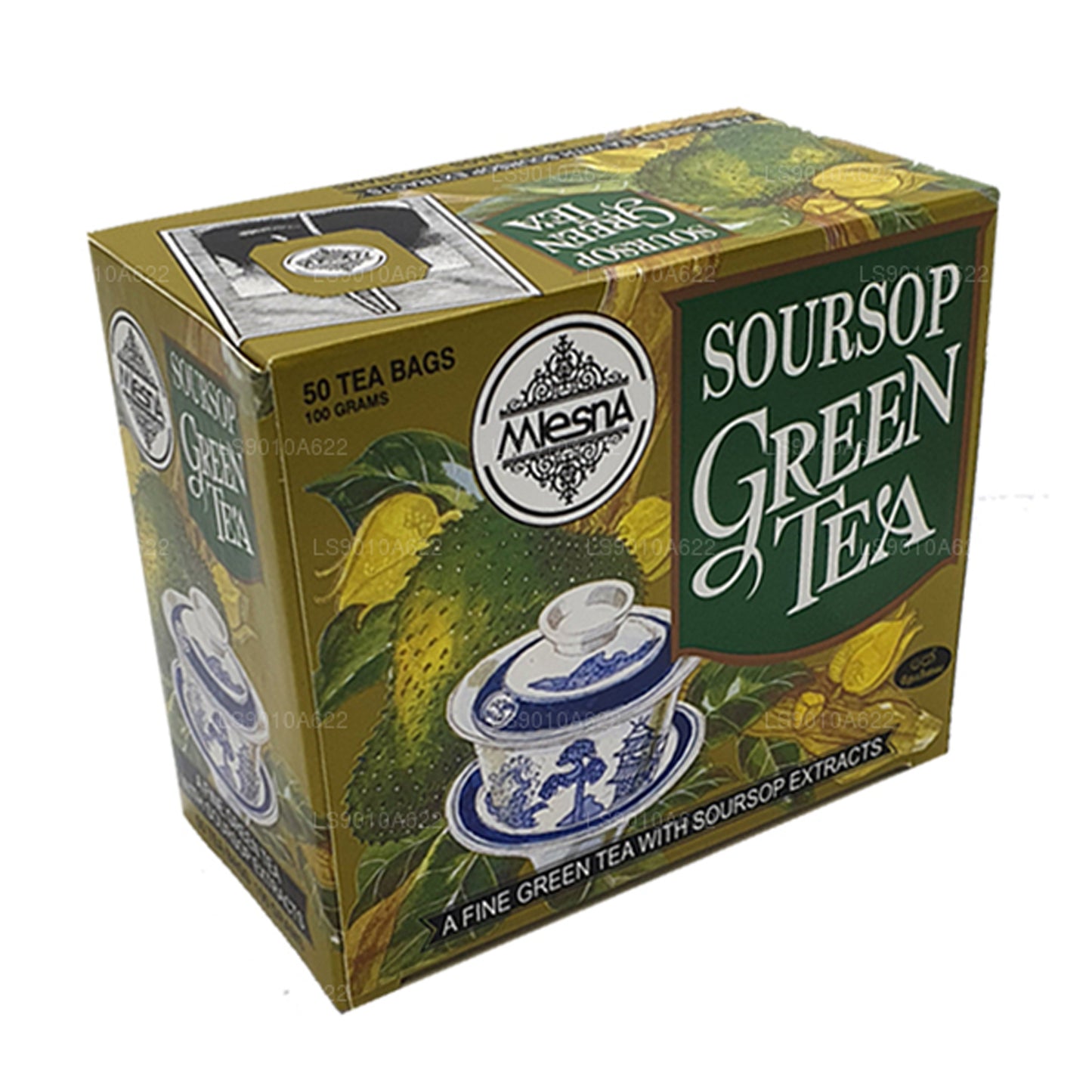 Mlesna Soursop groene thee (100 g) 50 theezakjes