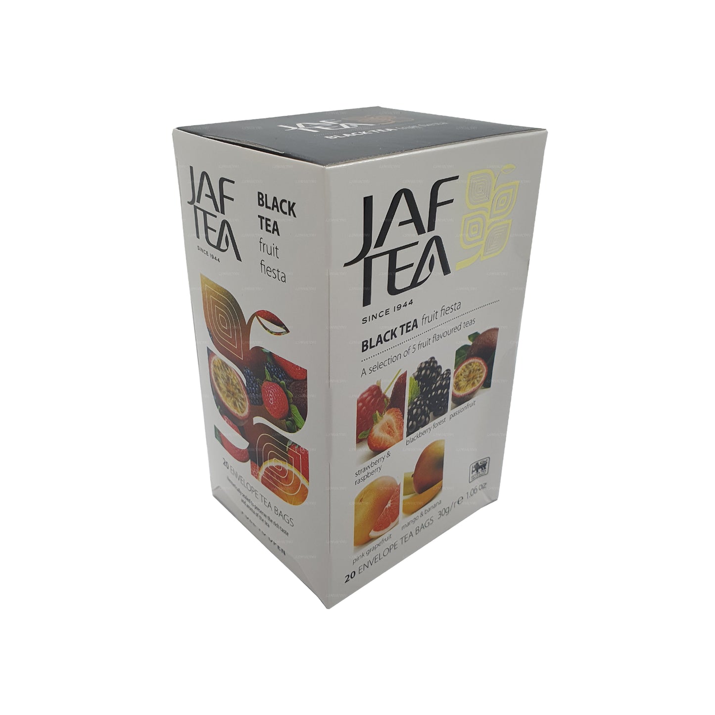 Jaf Tea Pure Fruits Collection Zwarte thee Fruit Fiesta (30 g) 20 theezakjes