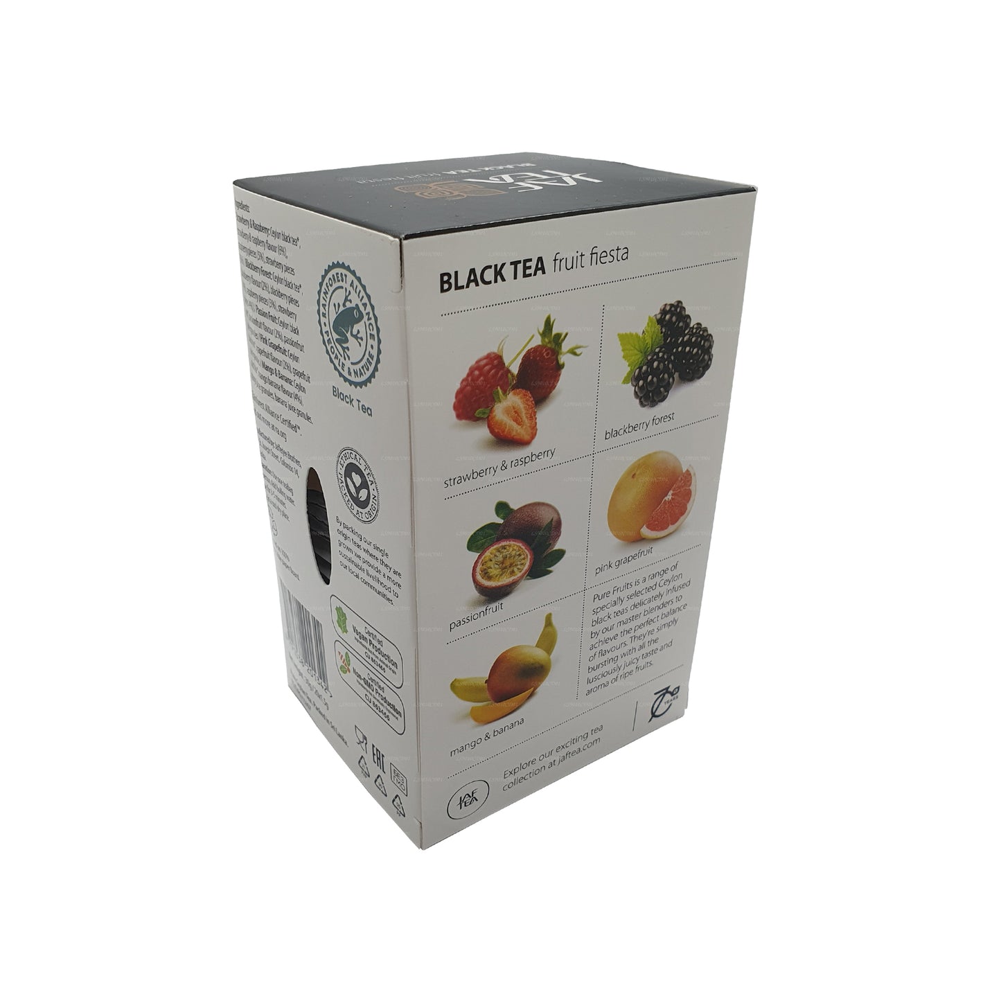 Jaf Tea Pure Fruits Collection Zwarte thee Fruit Fiesta (30 g) 20 theezakjes