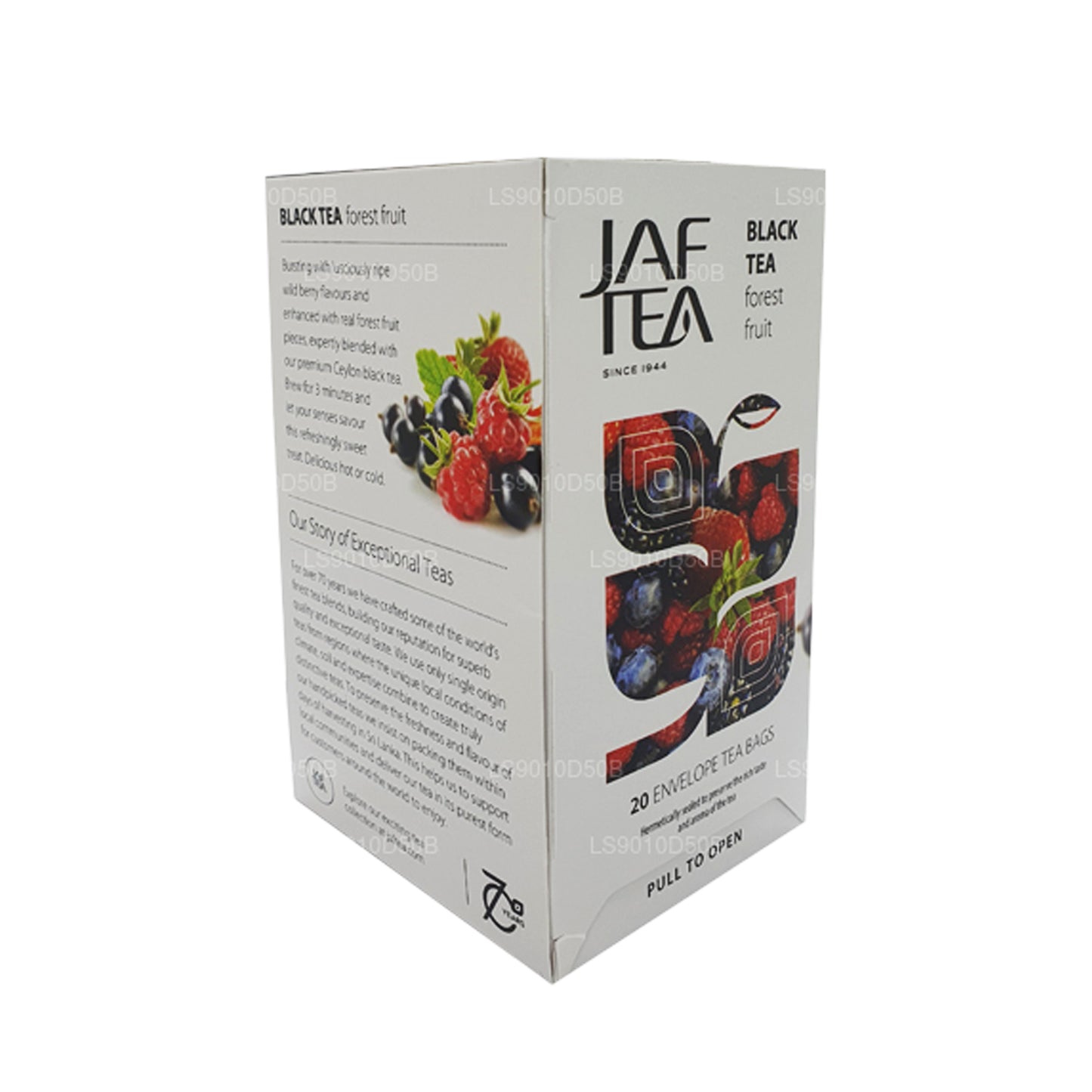 Jaf Tea Pure Fruits Collection Black Tea Forest Fruit (30 g) 20 theezakjes